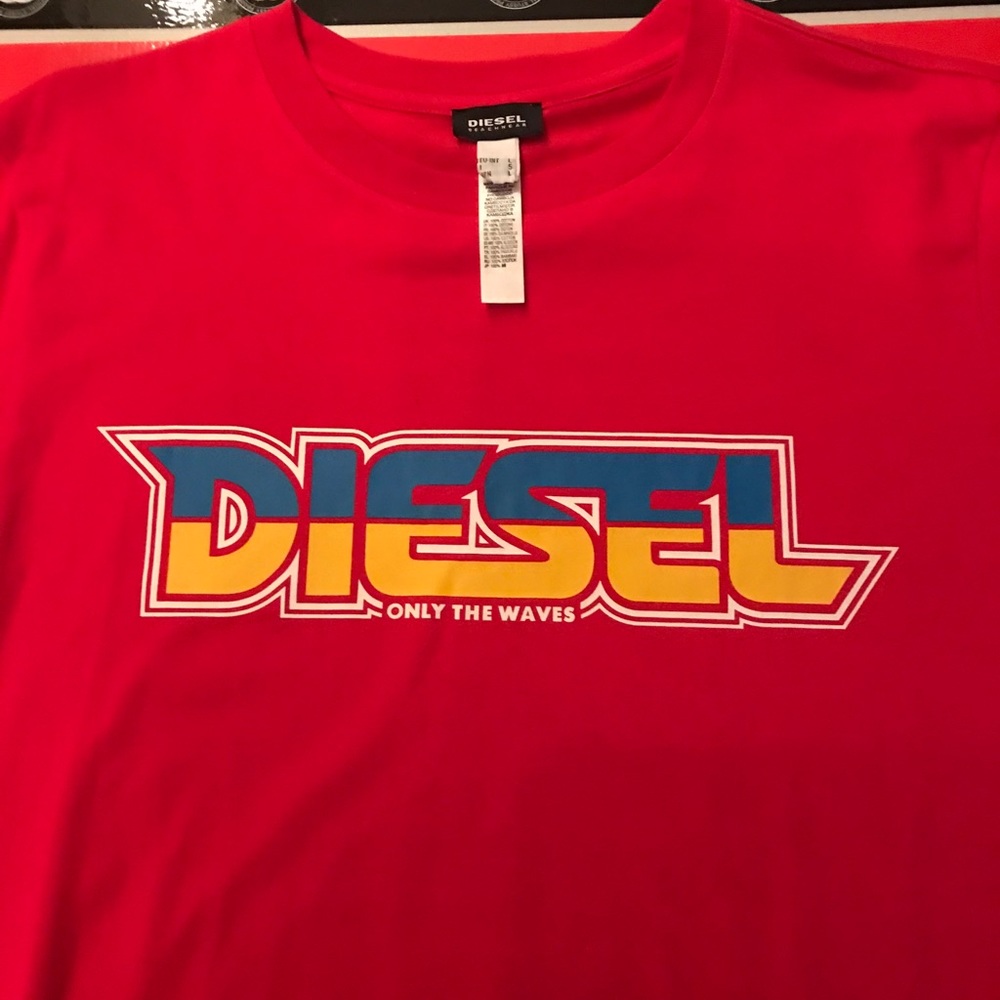 Diesel beachwear short sleeve tee size L